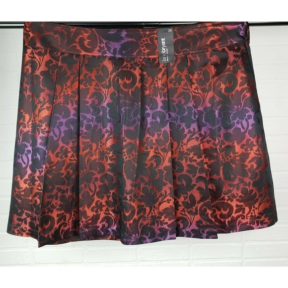 Lane Bryant Skirt Floral Ombre Size 28 Plus Size - Picture 1 of 7
